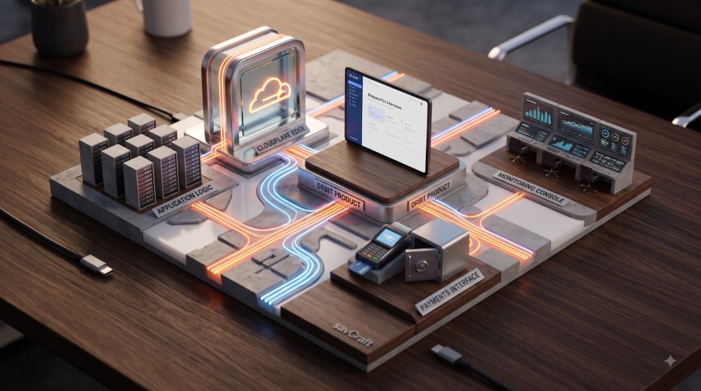 Orbit Independent Product Architectural Diorama